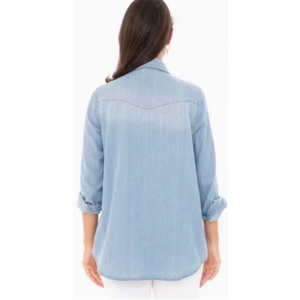 Tuckernuck Steele Snap Button Denim Chambray West… - image 4